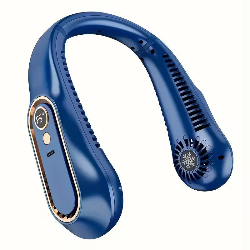 Portable Hands-Free Neck Fan - Stay Cool Anywhere anytime.