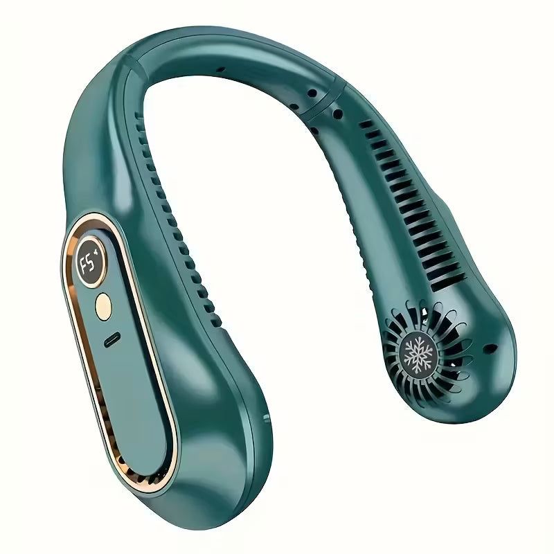 Portable Hands-Free Neck Fan - Stay Cool Anywhere anytime.