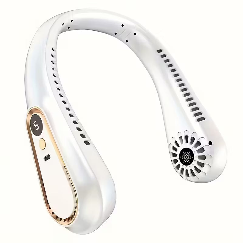 Portable Hands-Free Neck Fan - Stay Cool Anywhere anytime.